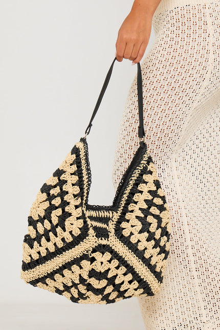Portofino Crochet Shoulder Bag