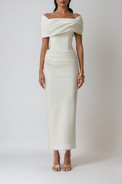 Calista Off Shoulder Maxi Dress