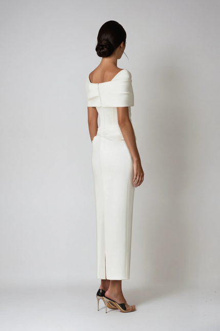 Calista Off Shoulder Maxi Dress