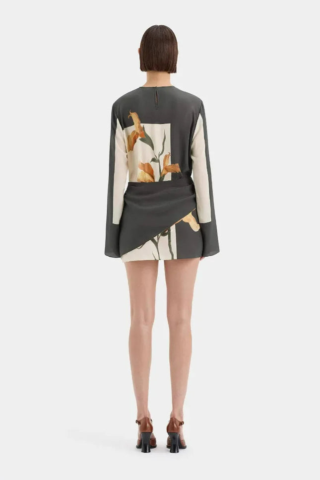 Colette Floral Cocktail Mini Dress