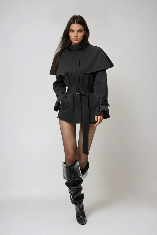 Adrienne Shawl Trench Coat
