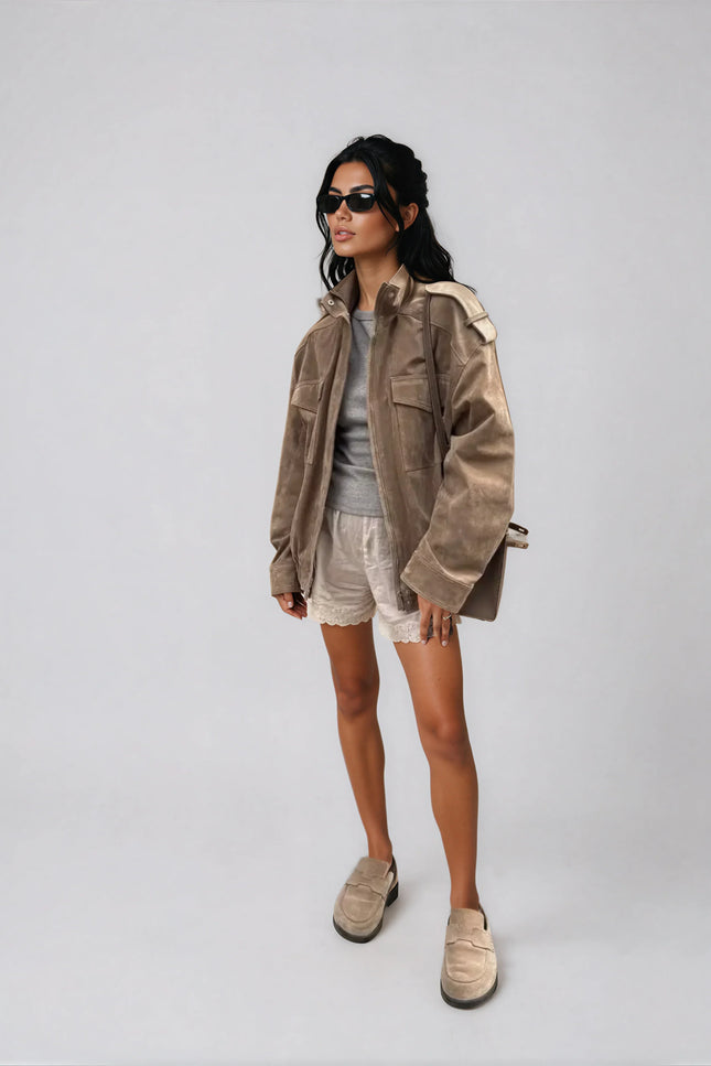 Aria Suede Jacket