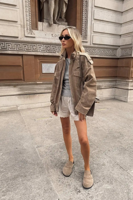 Aria Suede Jacket