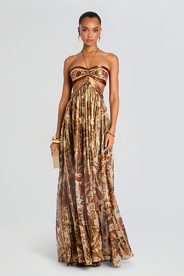 Adelaide Printed Maxi Dress