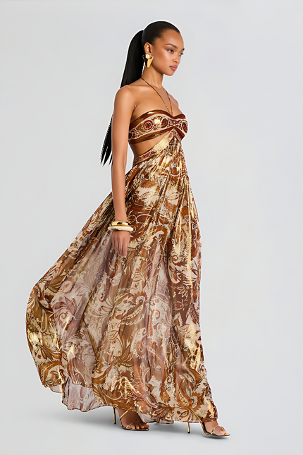 Adelaide Printed Maxi Dress